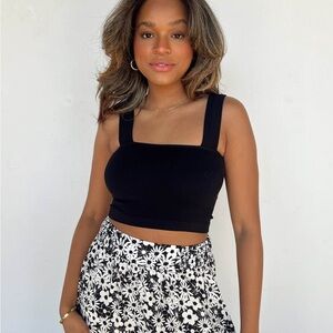 Vestique black Squareneck Brami Top